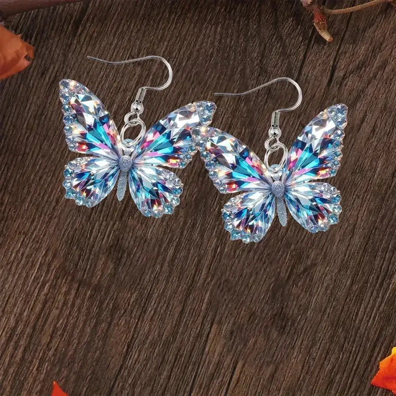 Judite | Brincos Borboleta Cintilantes
