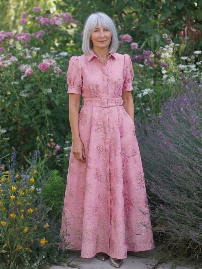 Rosário | Vestido Comprido Floral com Cinto