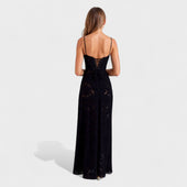 Verona - Vestido maxi em renda floral