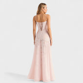 Verona - Vestido maxi em renda floral
