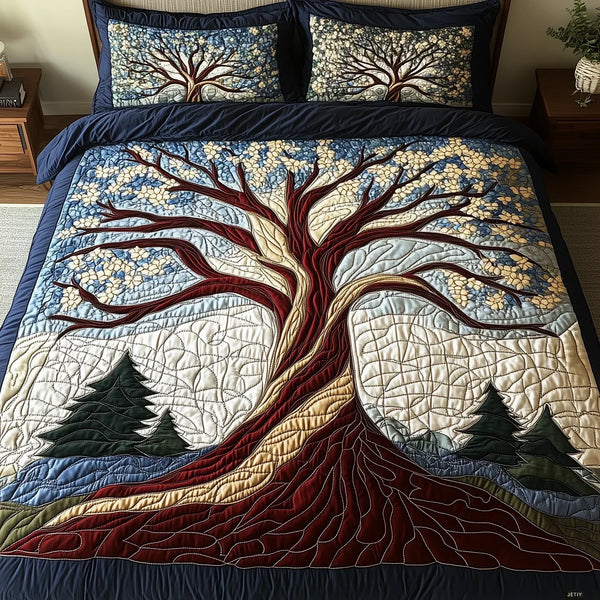 Conjunto de Cama 3 Peças Harmonia da Floresta