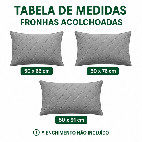 Fronha Acolchoada Pétalas