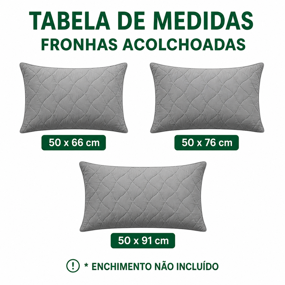 Fronha Acolchoada Ondas do Oceano
