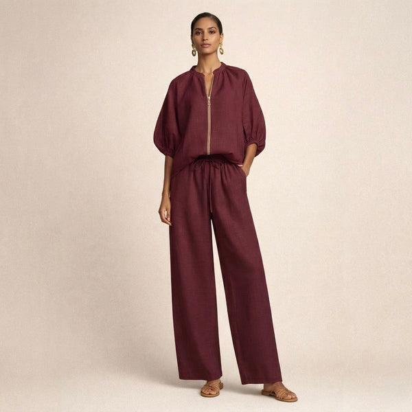 Adelina - Conjunto Casual com Fecho