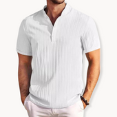 Camisa Henley - Placket Curto Botões