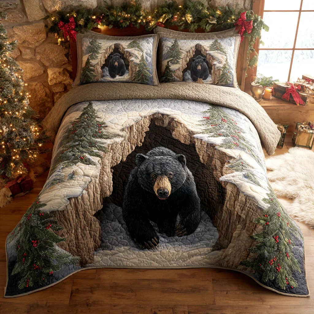 Conjunto de Cama 3 Peças Refúgio de Férias