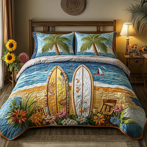 Conjunto de Cama 3 Peças Brisa da Ilha