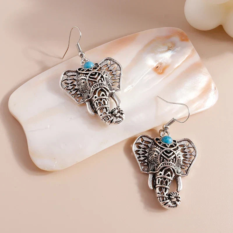 Tina | Brincos Elefante Boho