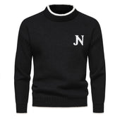 Sweater de Malha - Tecido de Mistura
