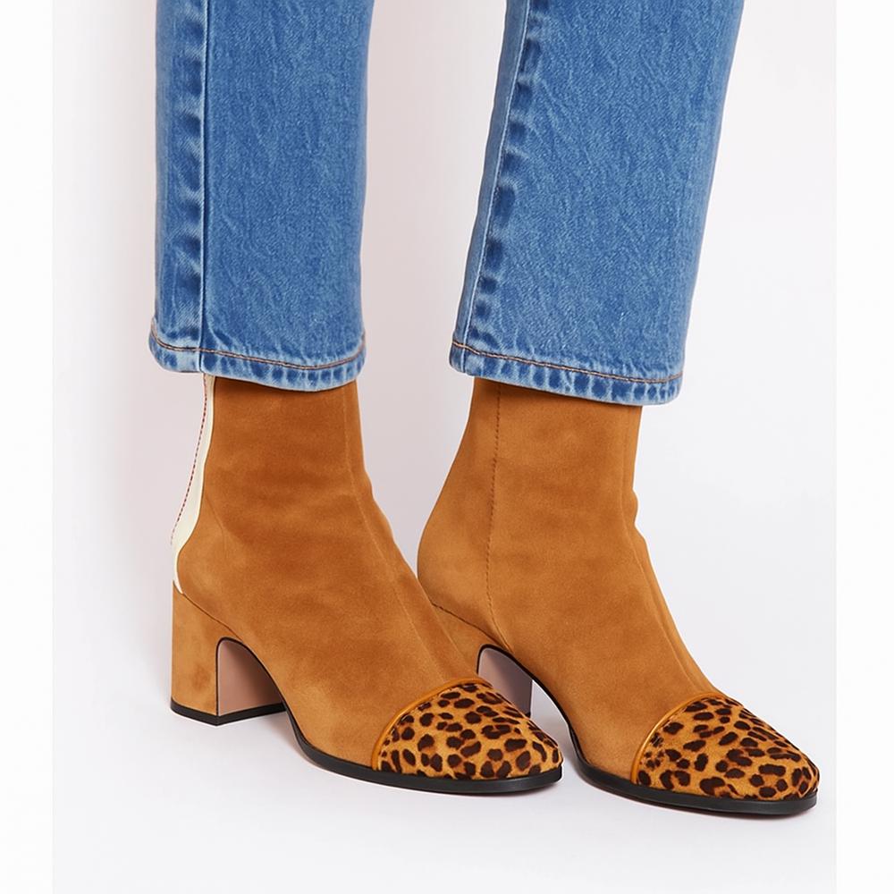 Vivienne | Botins Modernos Contrastados