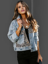 Jeans jakna patchwork