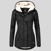 Alienor | Casaco de Inverno Comprido com Capuz