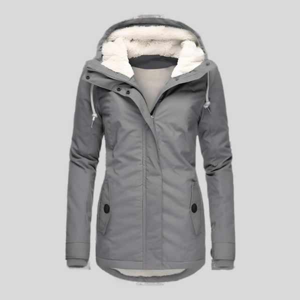 Alienor | Casaco de Inverno Comprido com Capuz