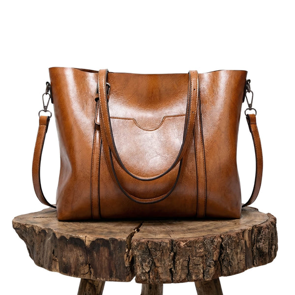 Felismina | Mala Tote de Ombro com Bolso Frontal