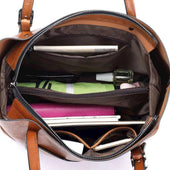 Felismina | Mala Tote de Ombro com Bolso Frontal