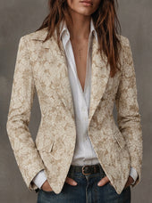 Antónia | Blazer em Jacquard com Padrão Paisley
