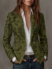 Antónia | Blazer em Jacquard com Padrão Paisley