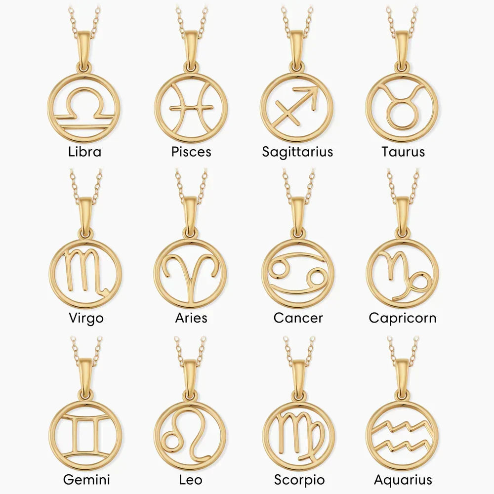 Sternzeichen Halskette | Gold