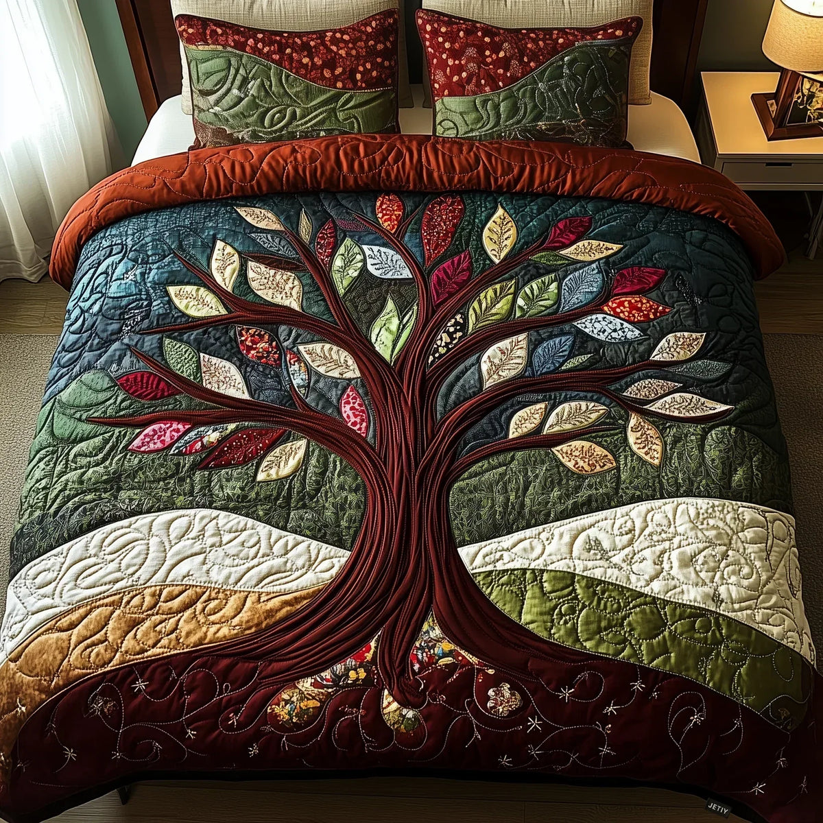 Conjunto de Cama 3 Peças Abraço da Natureza
