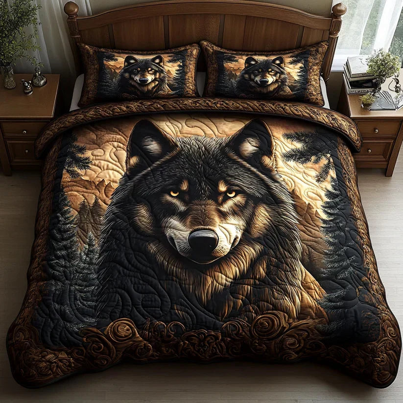 Conjunto de Cama 3 Peças Animais da Floresta