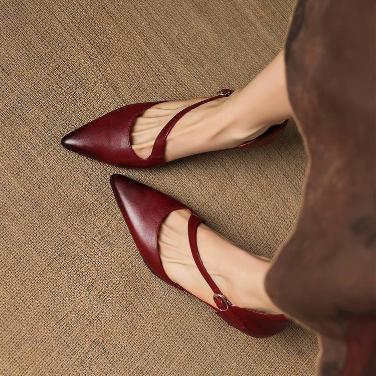 Micaela | Sapatos de Salto Elegantes com Tiras Cruzadas