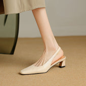 Juliana | Sapatos de Salto Slingback Elegantes