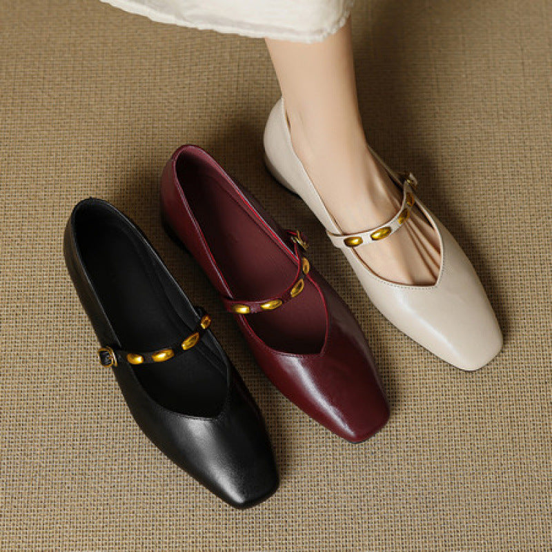 Rosário | Mary Jane Vintage com Fivela