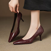 Luana | Sapatos de Salto Agulha com Biqueira Pontiaguda