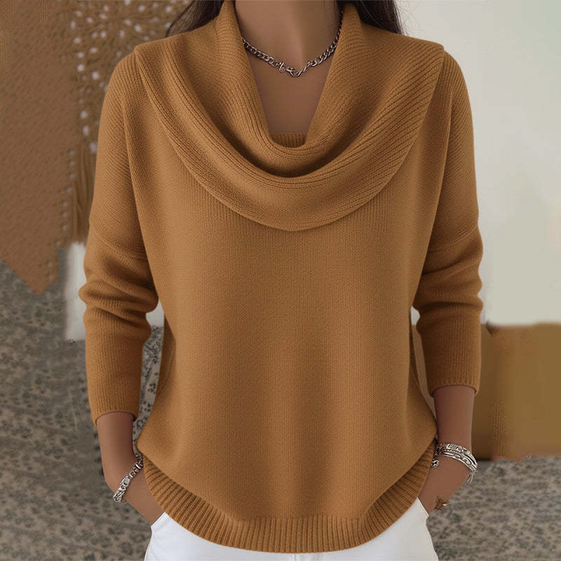 Julia – Elegantni pulover z ovratnikom