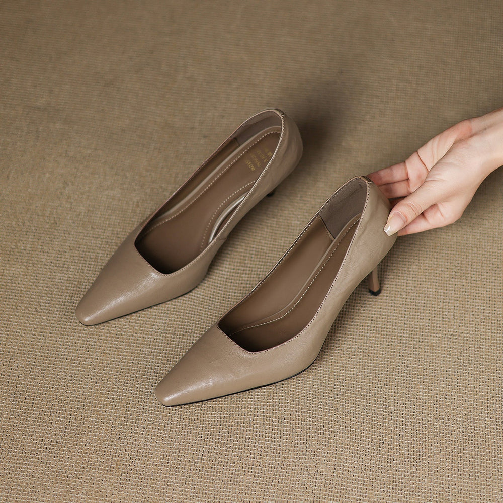 Luana | Sapatos de Salto Agulha com Biqueira Pontiaguda