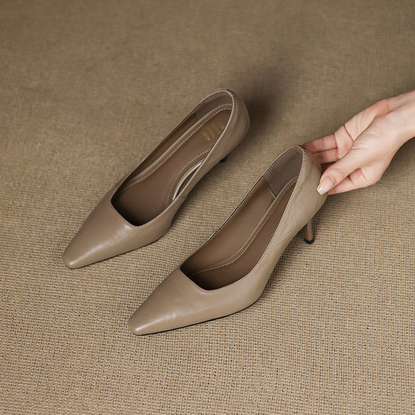 Luana | Sapatos de Salto Agulha com Biqueira Pontiaguda