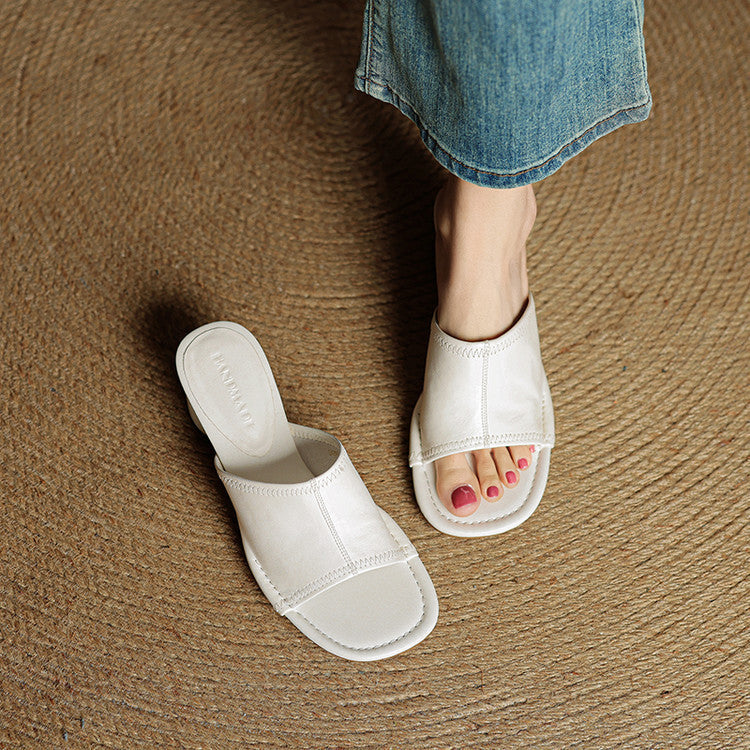 Tatiana | Mules Elegantes de Salto Largo