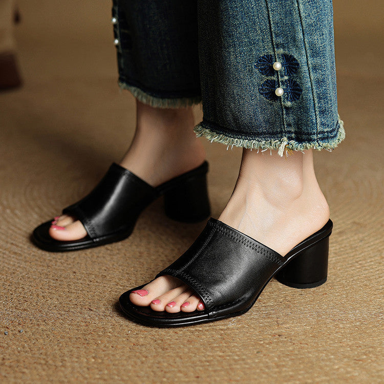 Tatiana | Mules Elegantes de Salto Largo