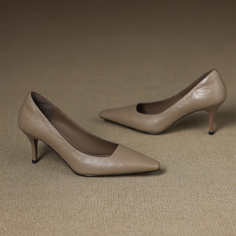 Luana | Sapatos de Salto Agulha com Biqueira Pontiaguda