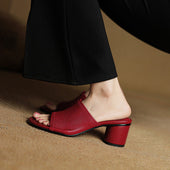 Tatiana | Mules Elegantes de Salto Largo