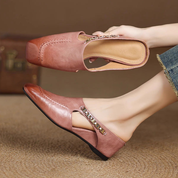 Mules de Couro Avella