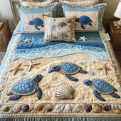 Conjunto de Cama 3 Peças Ondas do Oceano