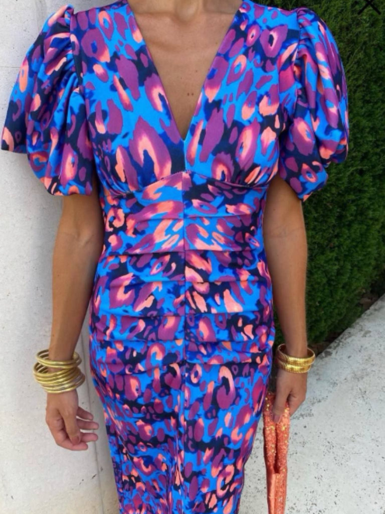 Lília | Vestido Midi Plissado