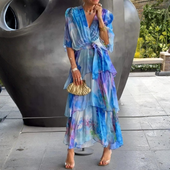 Carla – Vestido elegante em chiffon