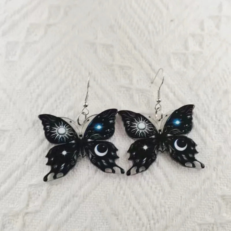 Graziela | Brincos Borboleta Sol e Lua