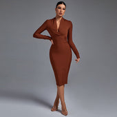 Samara - Vestido de Manga Comprida