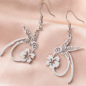 Isilda | Brincos Colibri e Flor