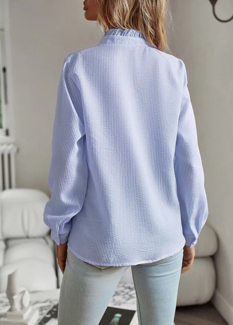 Agnete – Šik črtasta bluza
