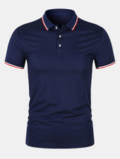 Camisa Polo - Fecho de Botão Malha
