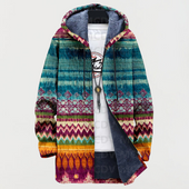 Plašč z etničnim vzorcem