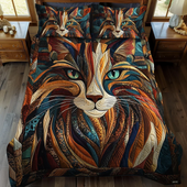 Conjunto de Cama 3 Peças Ronrons e Manchas