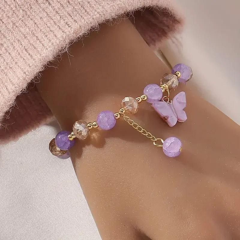 Otília | Pulseira de Contas Borboleta