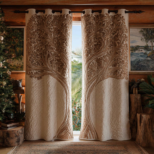 Cortinado Acolchoado Espírito Enraizado