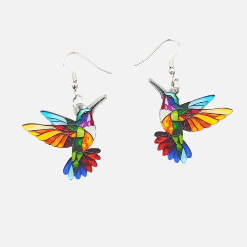 Afonsina | Brincos Colibri Multicolor