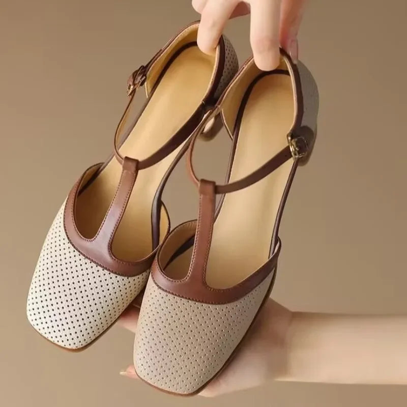 Catarina - Sapatos ortopédicos de salto médio